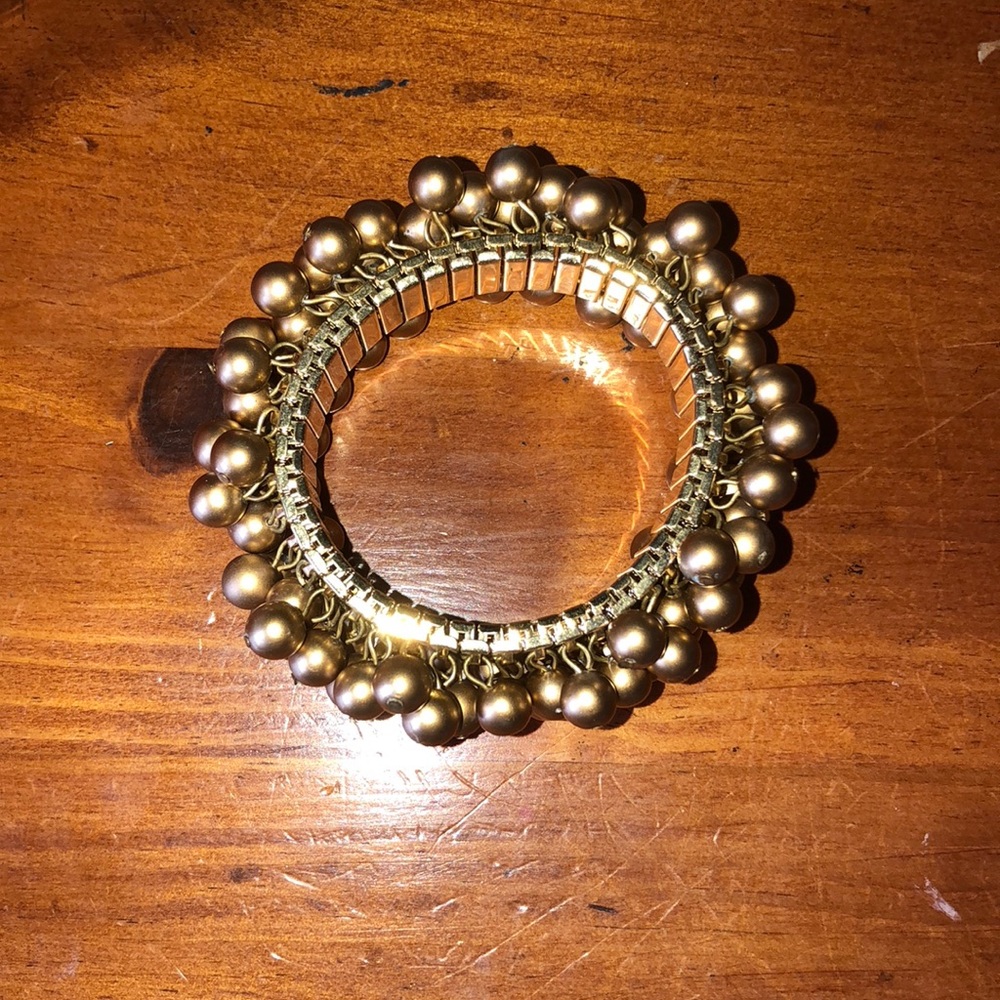 Gold Beaded Bracelet